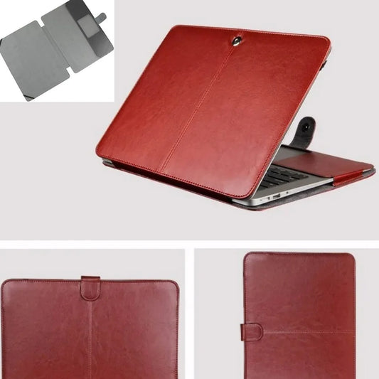 Étui Élégant en Cuir PU pour Ordinateur Portable – Protection & Style Professionnel