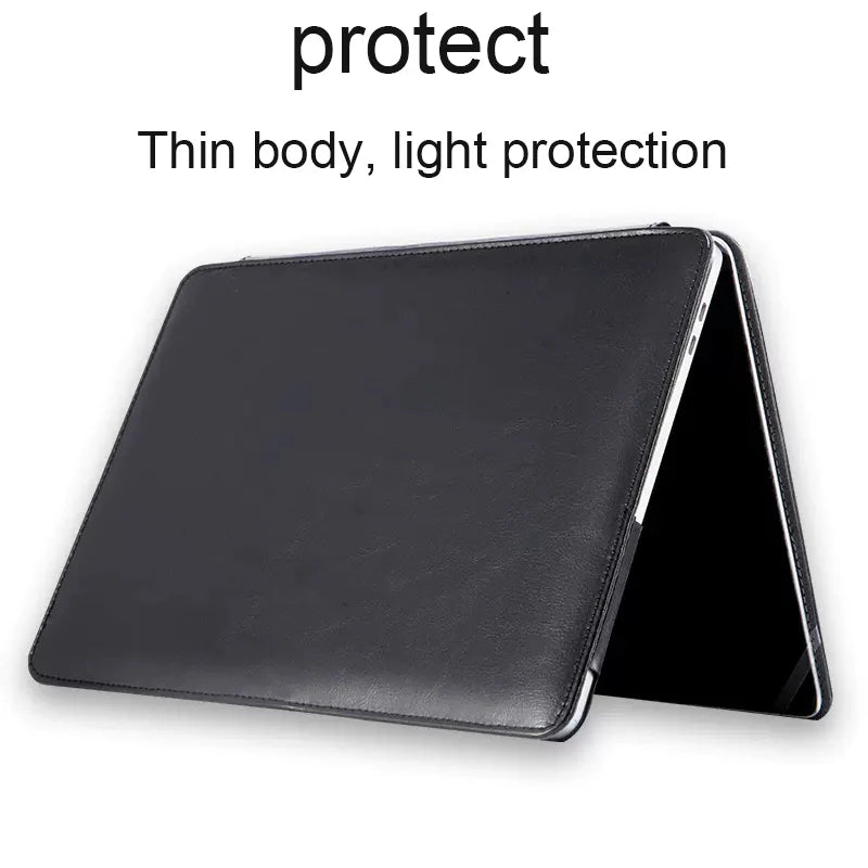 Étui Élégant en Cuir PU pour Ordinateur Portable – Protection & Style Professionnel