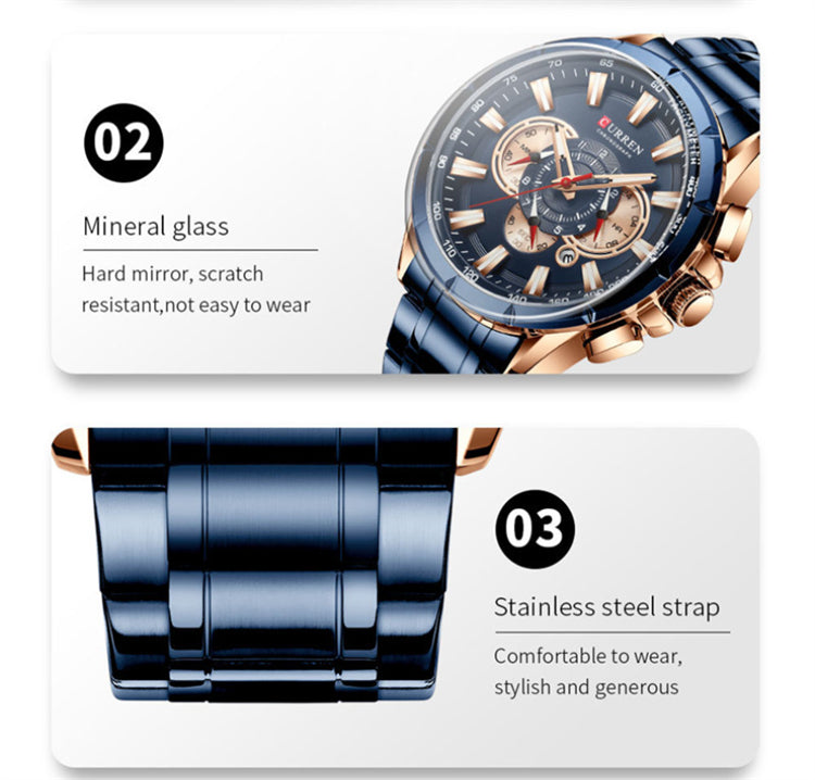 Montre Dynamik™ – L’accessoire des hommes ambitieux